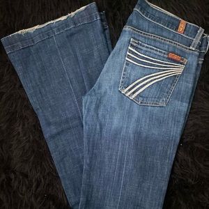 7 for all Mankind “dojo” Jeans Medium Wash Size: 27
